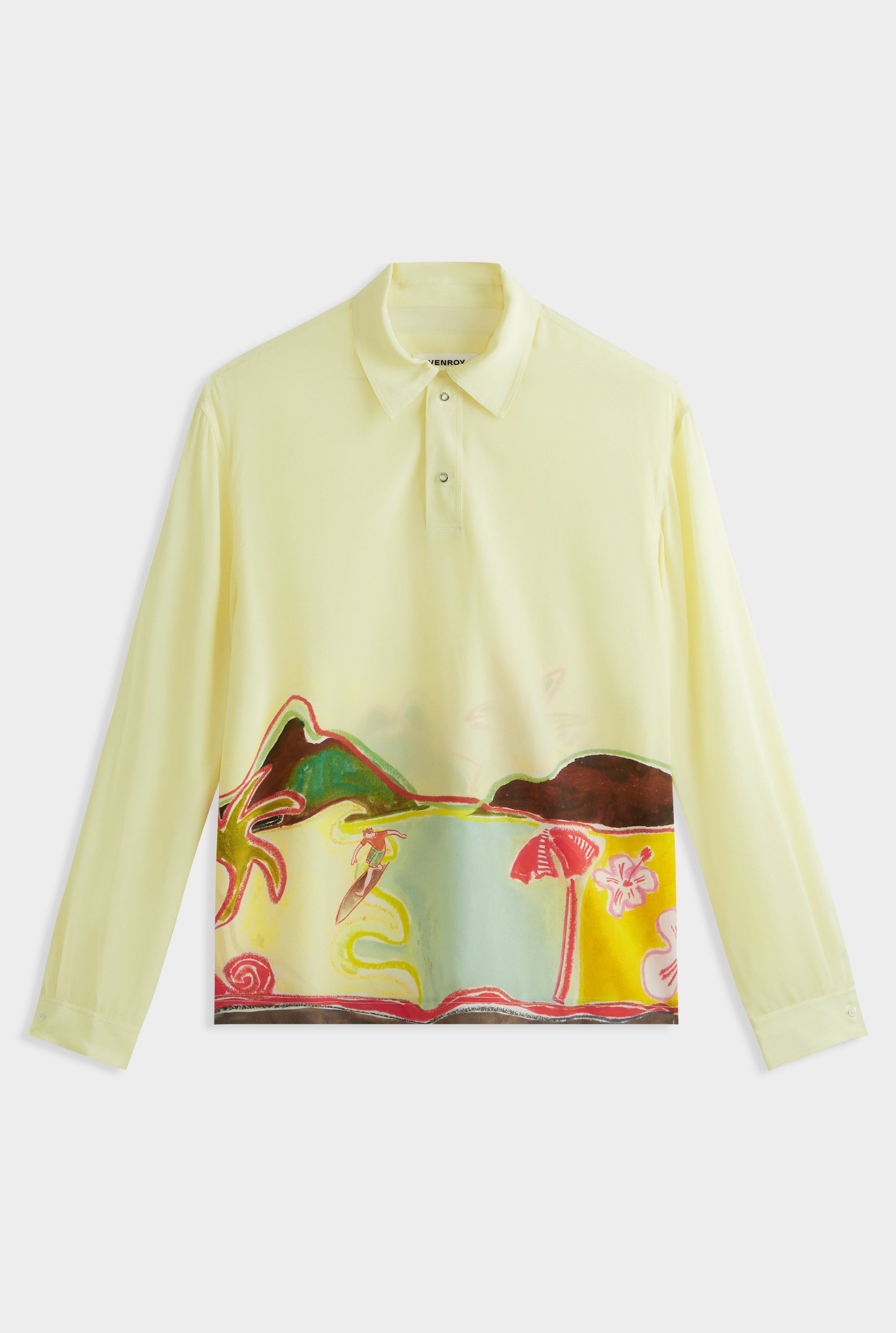 Long Sleeve Silk Boxy Pop Over -  Rio Surf Scene