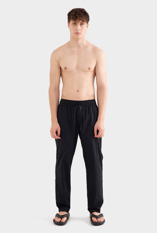 Relaxed Poplin Pant - Black