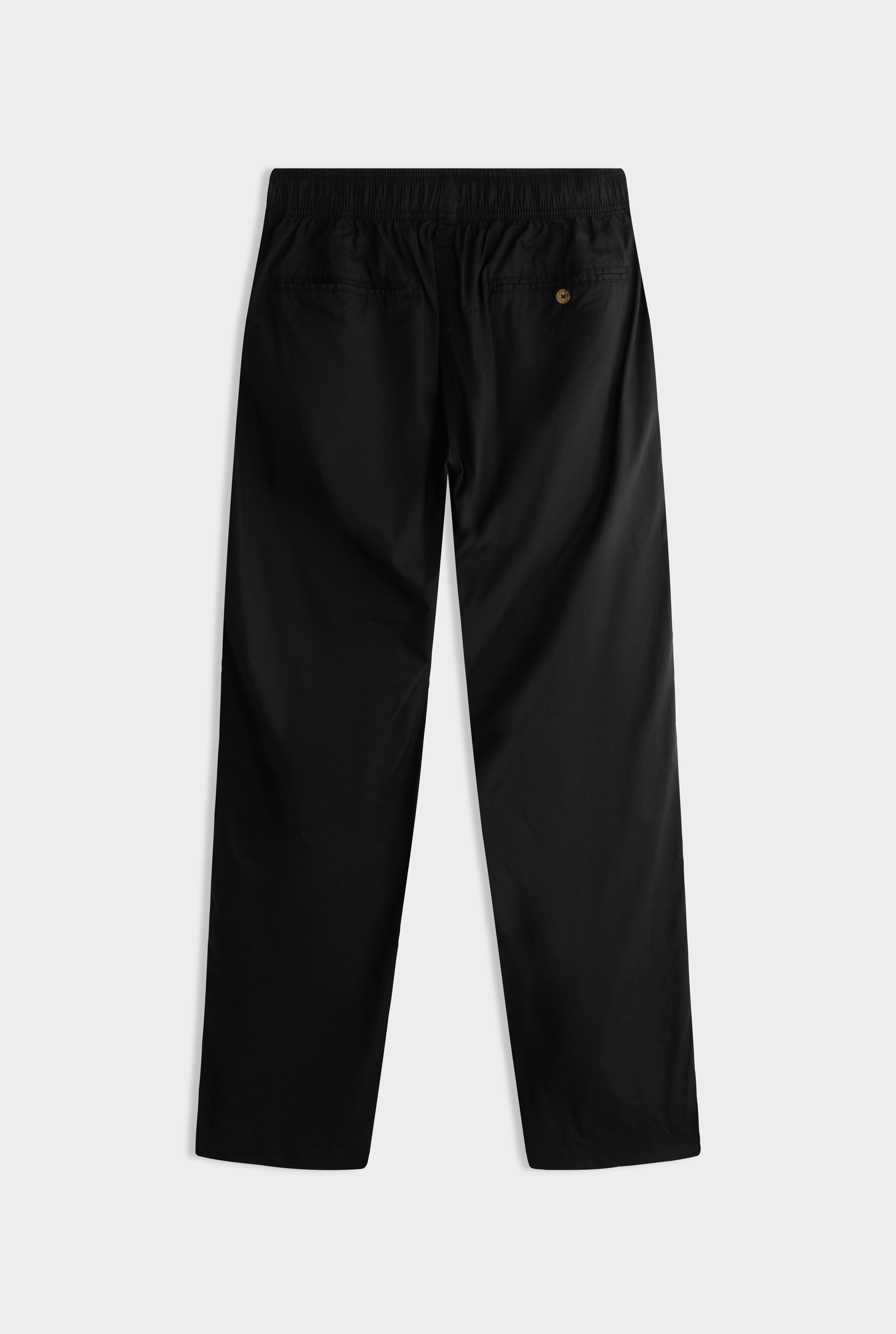 Relaxed Poplin Pant - Black