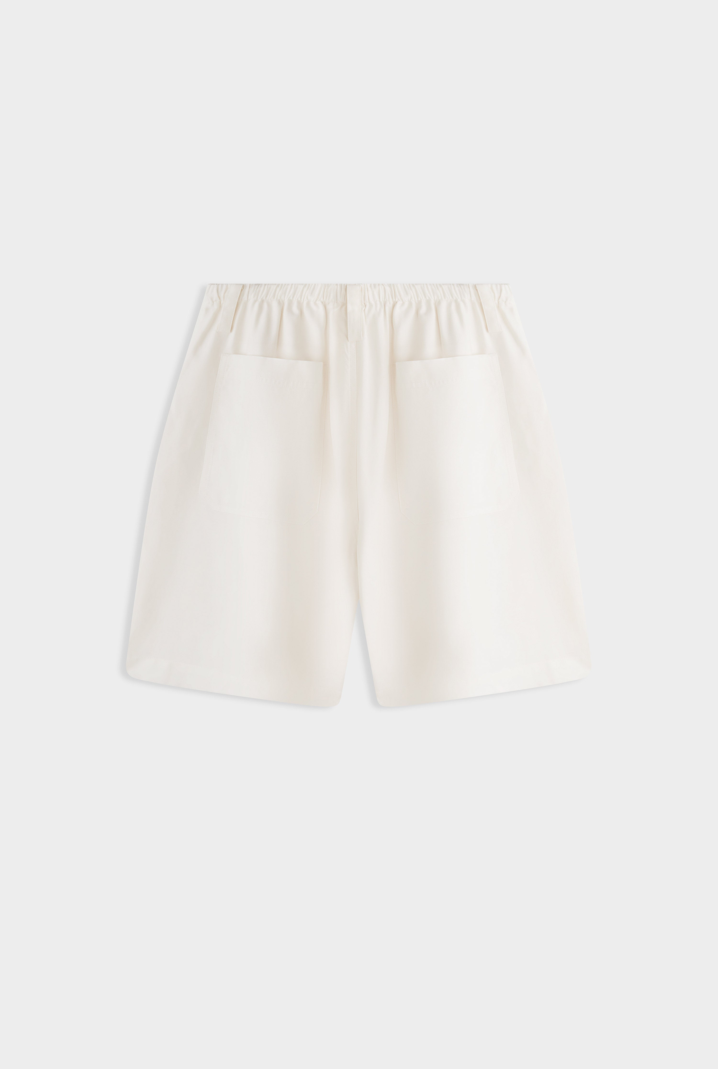 Relaxed Tencel Short - Off White