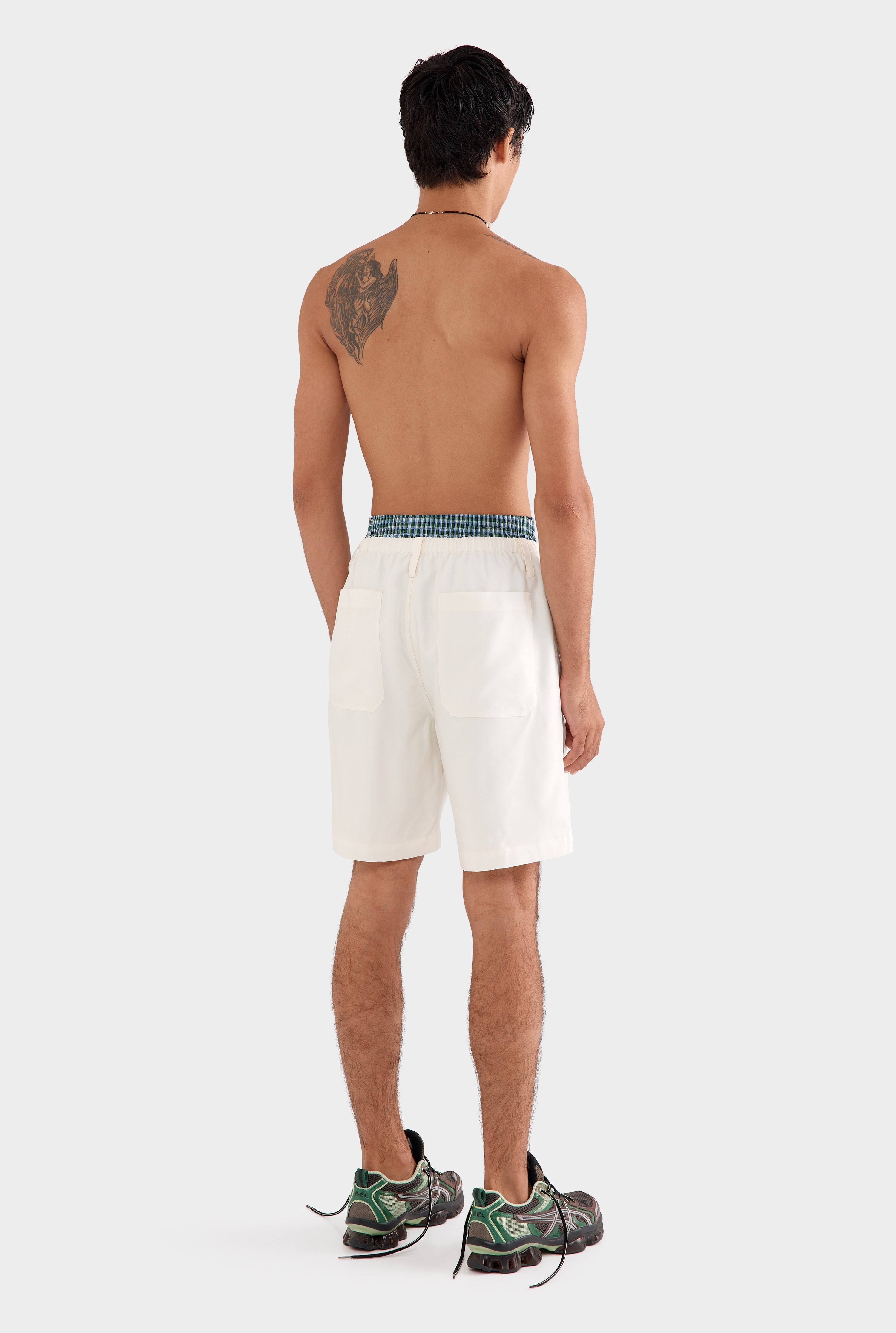 Relaxed Tencel Short - Off White