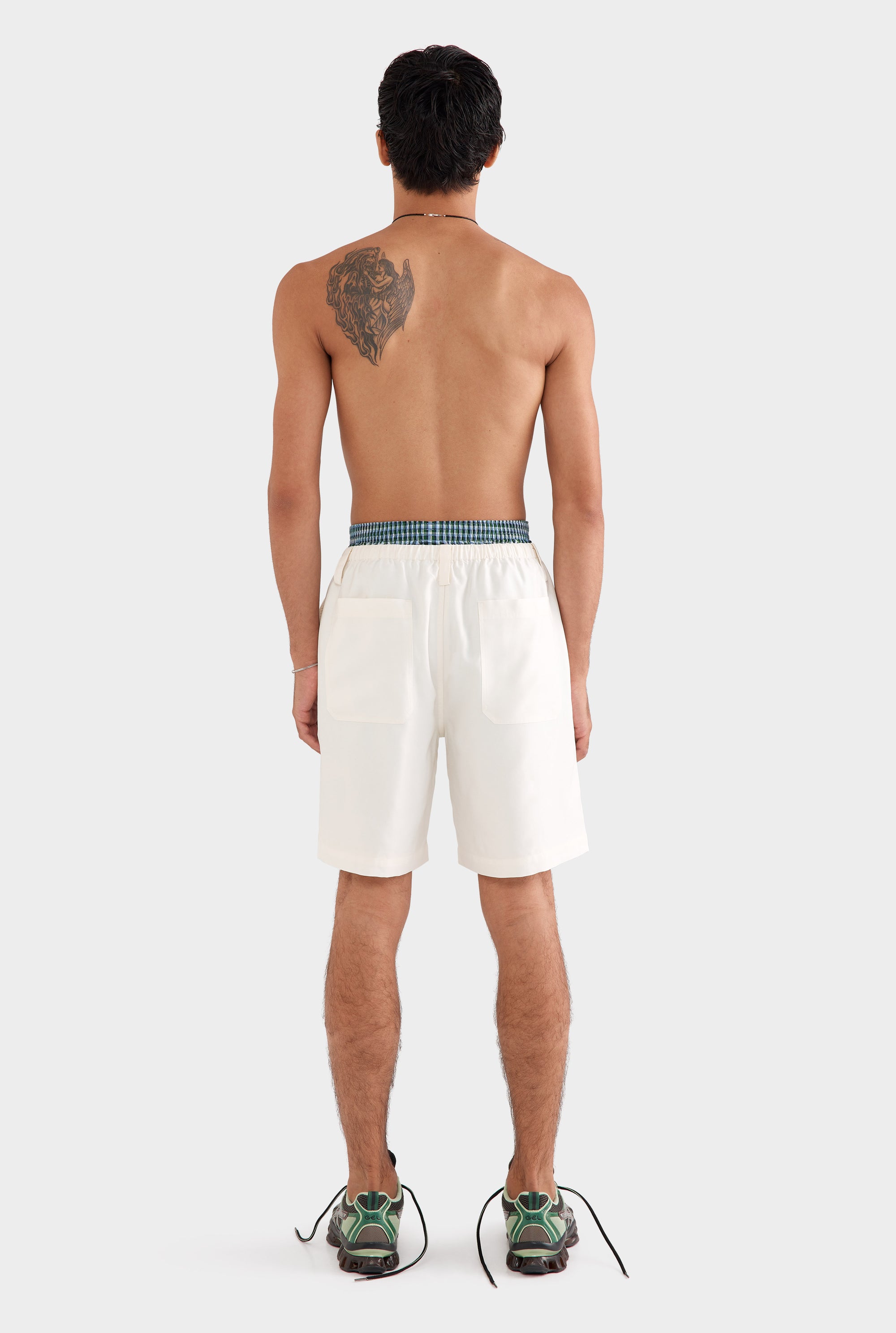 Relaxed Tencel Short - Off White