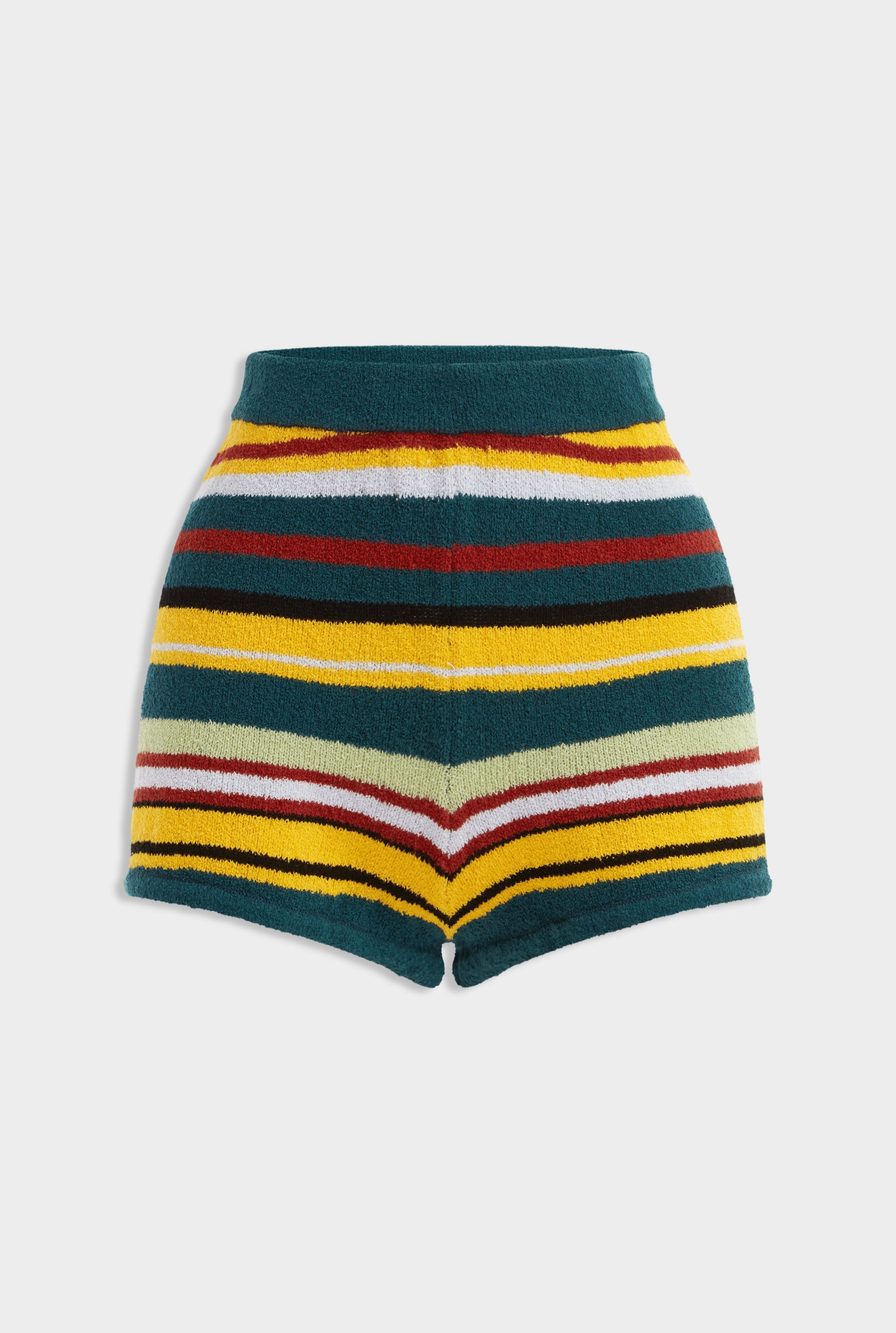 Striped Terry Knit Short - Multi Stripe