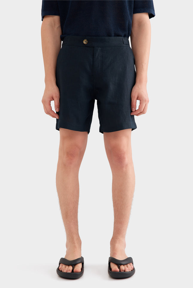 Side Tab Short - Navy