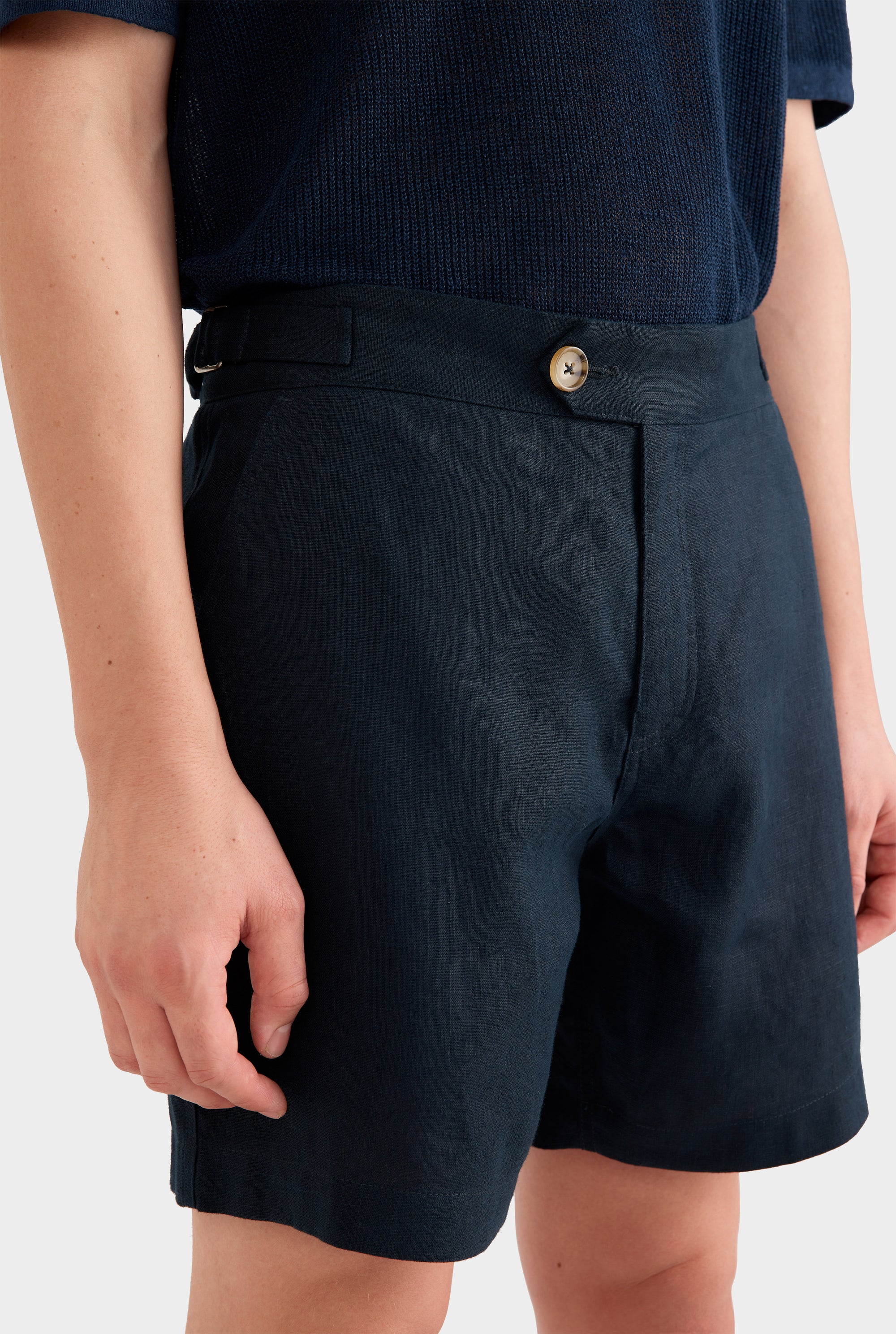 Side Tab Short - Navy