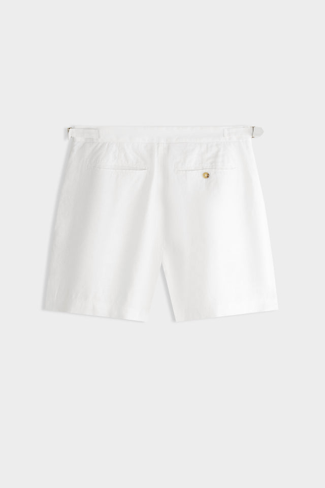 Side Tab Short - White