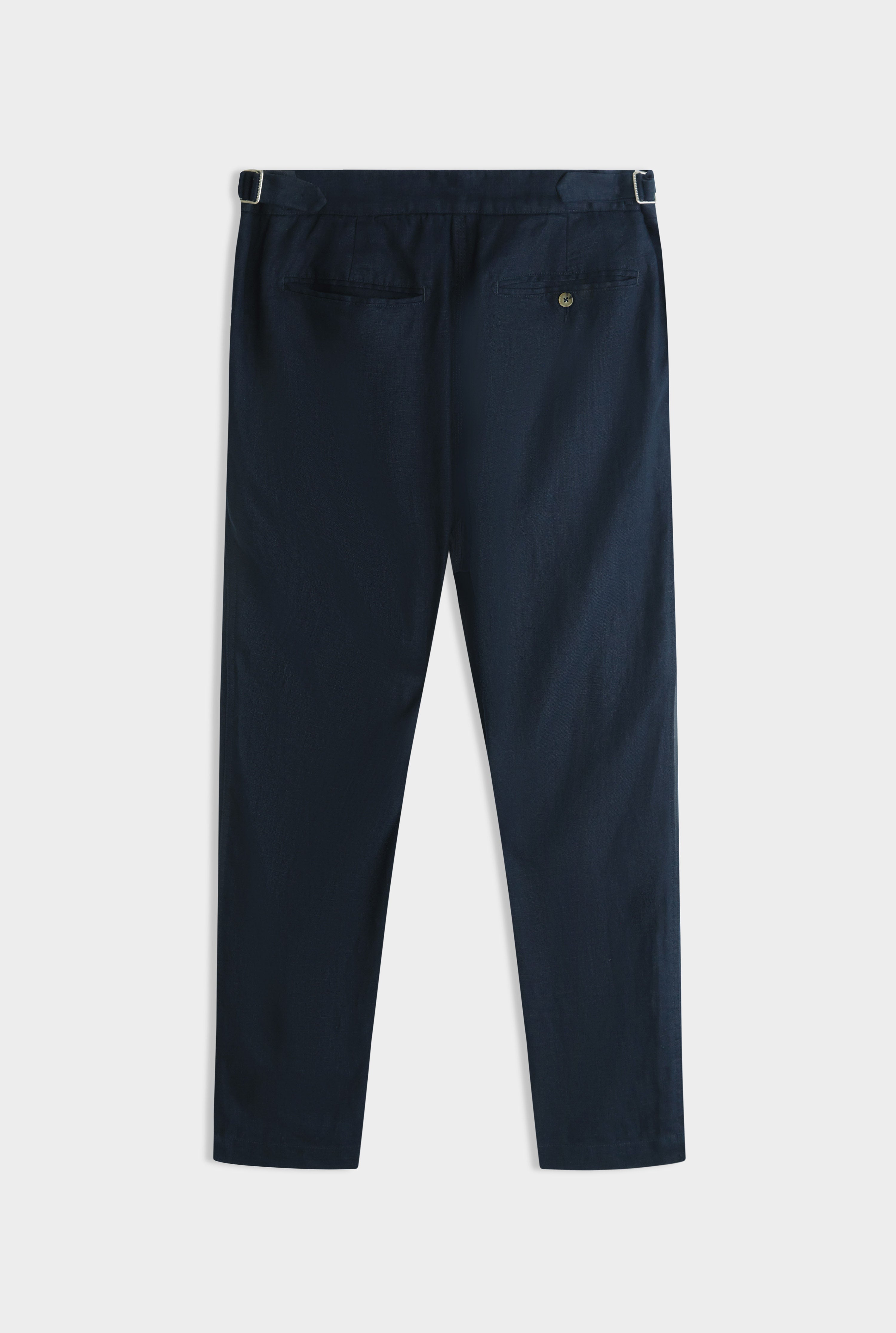 Side Tab Trouser - Navy