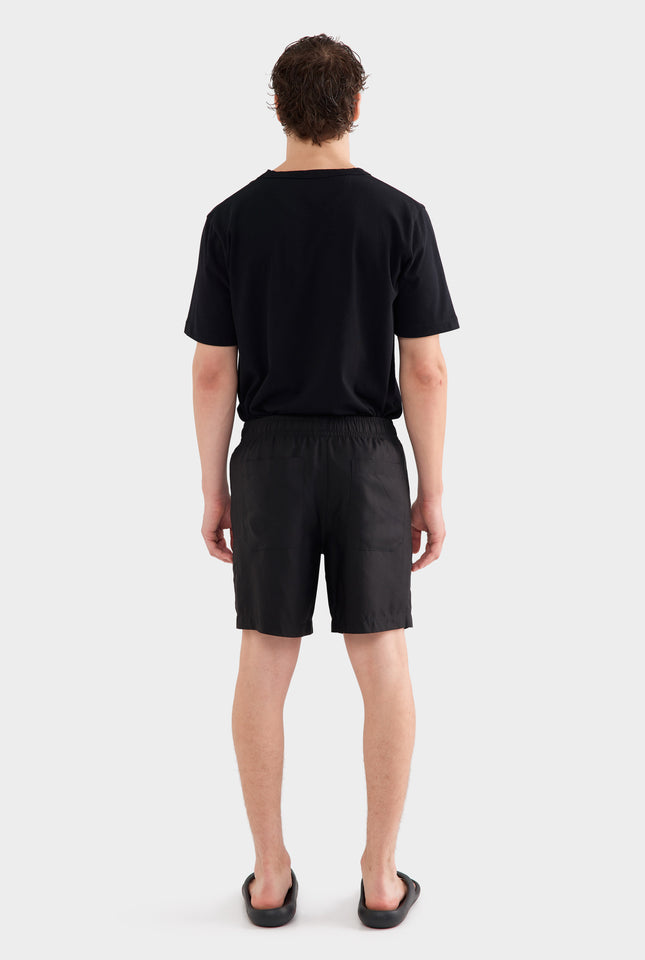 Tencel Lounge Short - Black