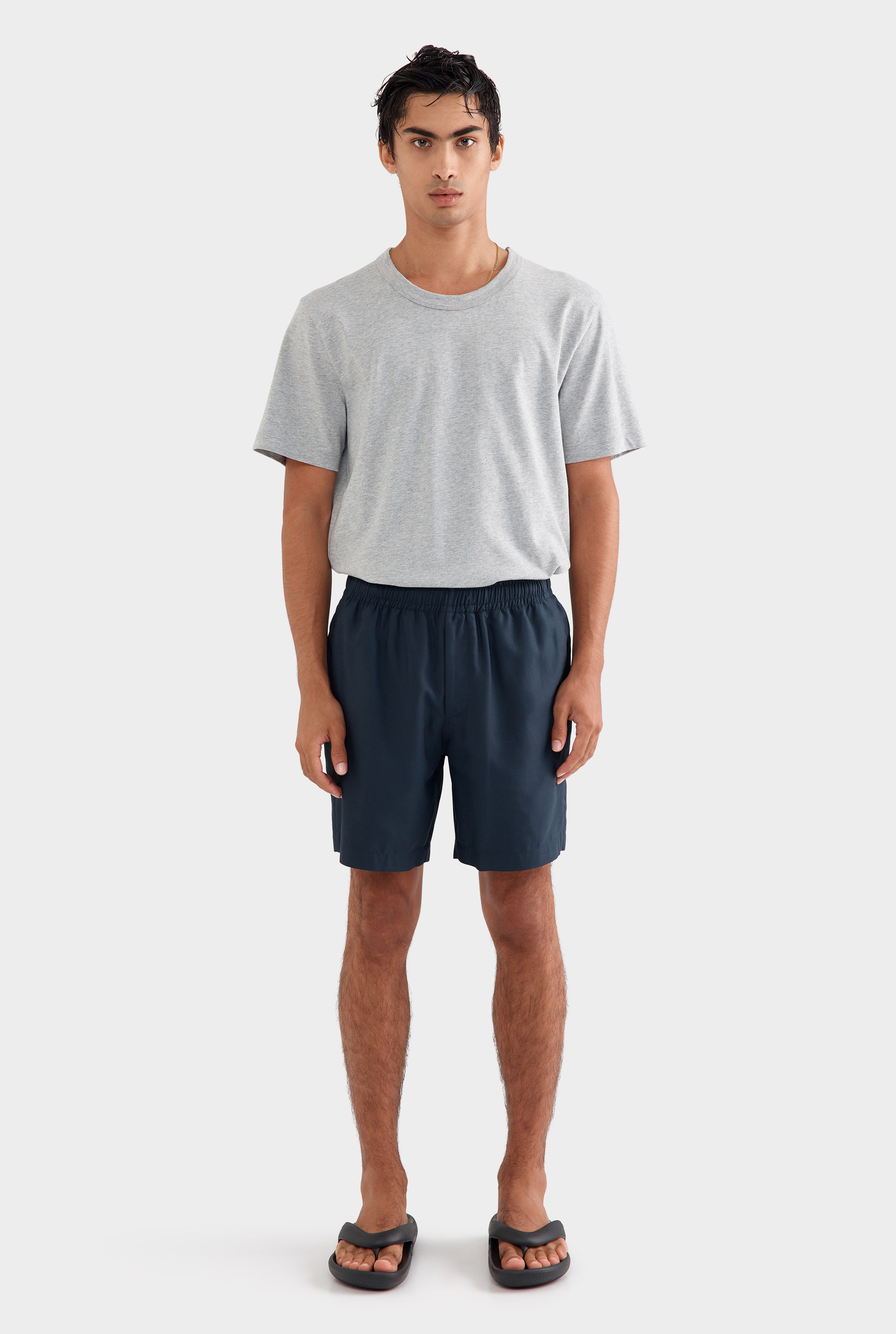 Tencel Lounge Short - Navy