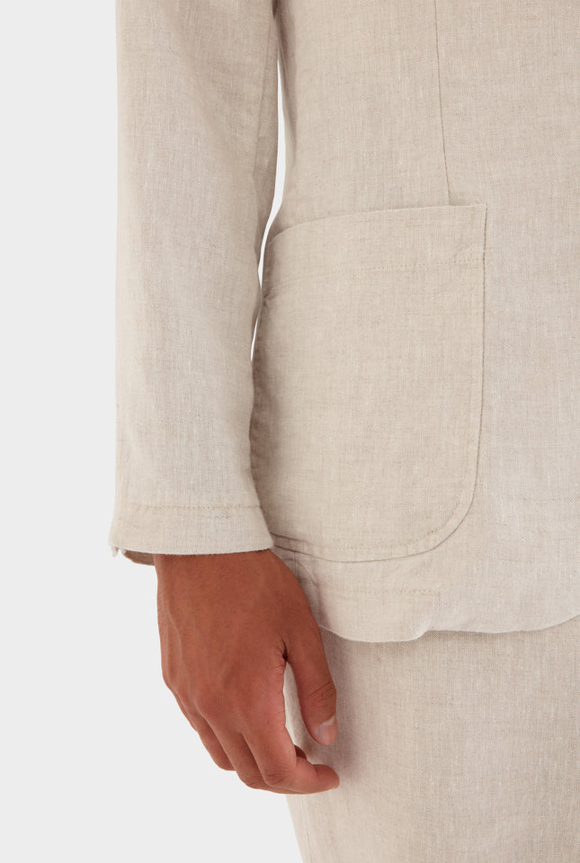 Unlined Blazer - Sand