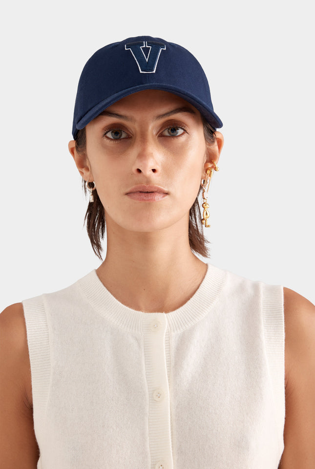 Cashmere Button Through Tank - Off White