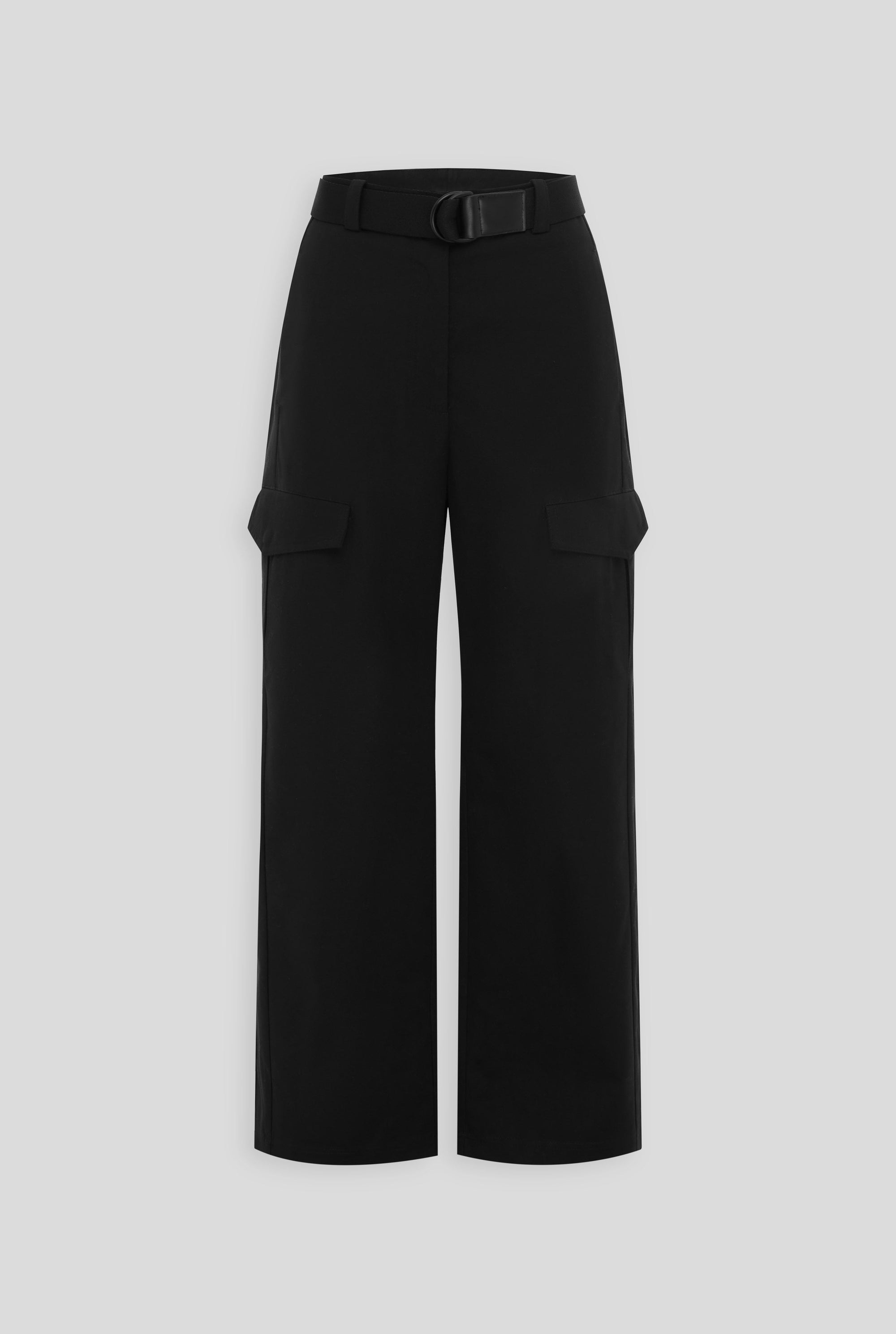 Cotton Cargo Utility Pant - Black