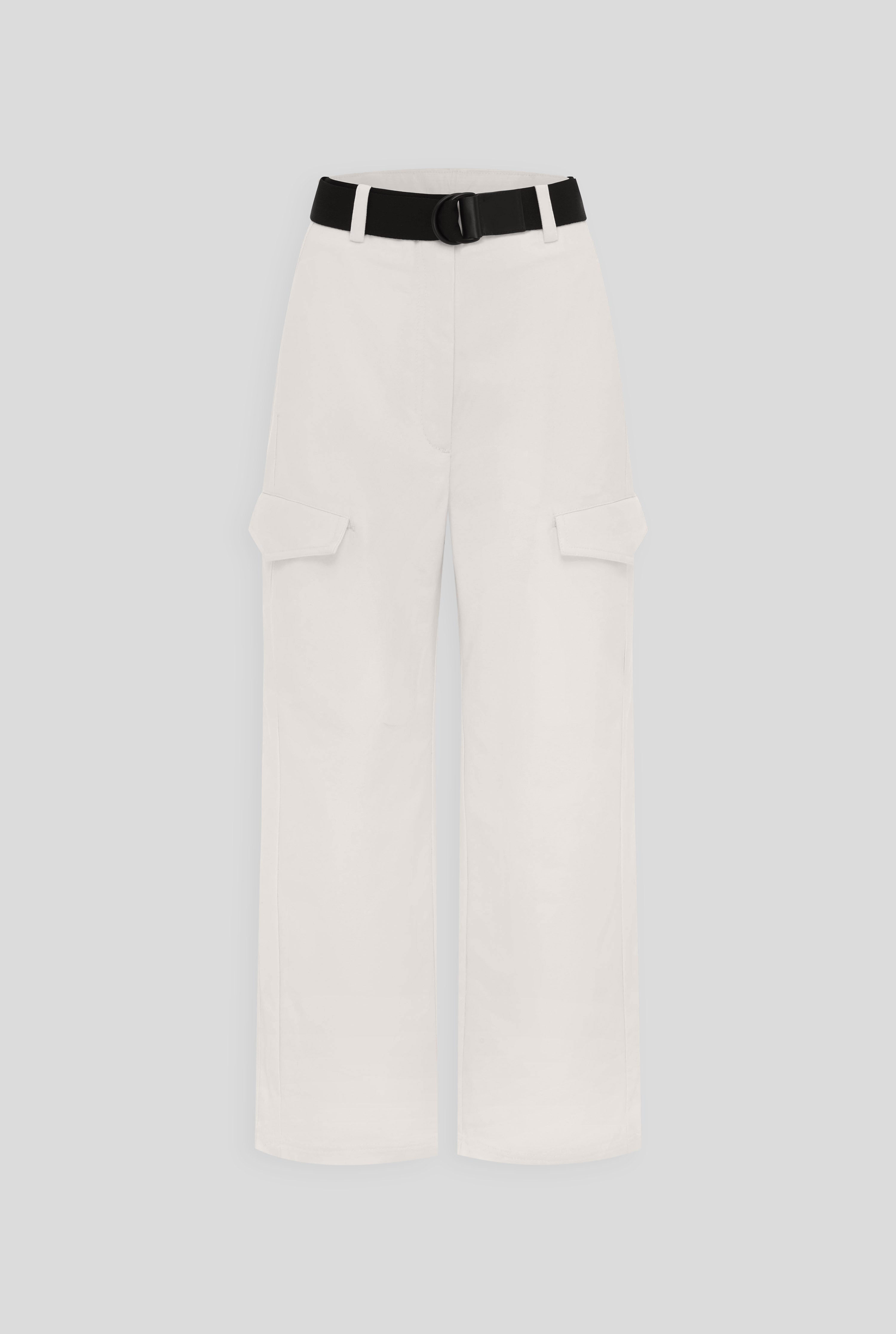 Cotton Cargo Utility Pant - Off White