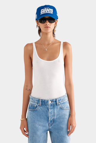 Lightweight Cotton Tank - White