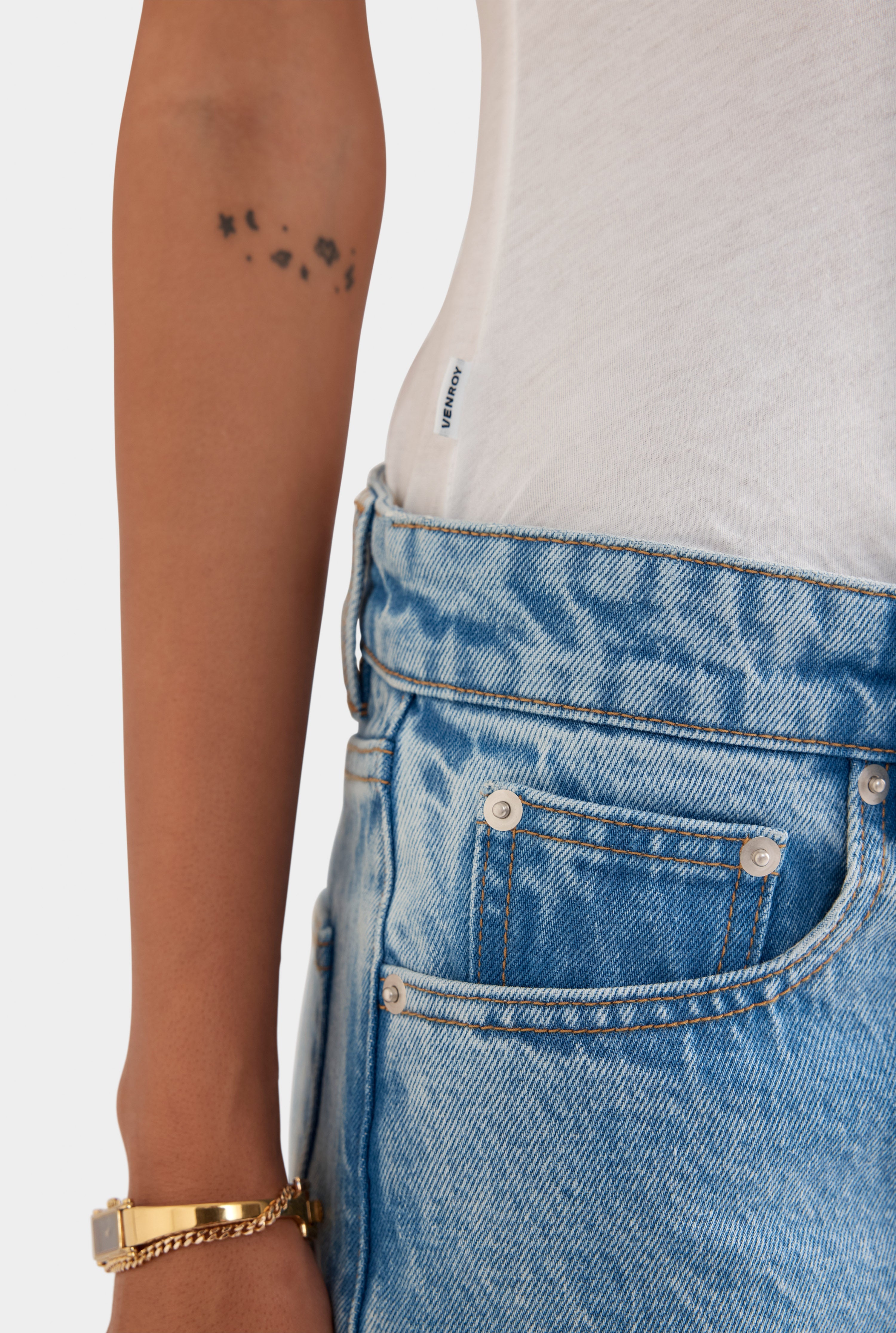 Lightweight Cotton Tank - White