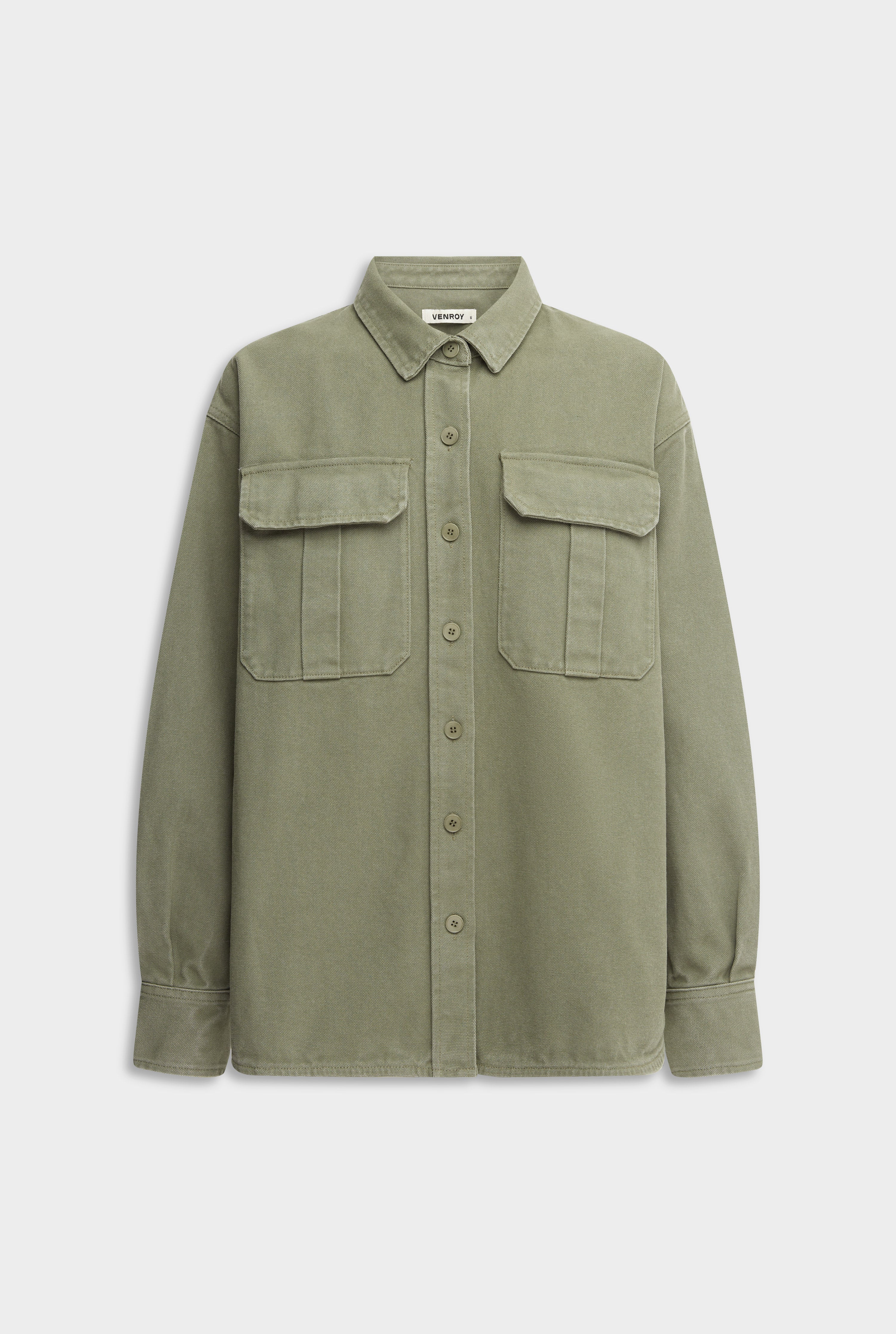 Pigment Dyed Canvas Jacket - Smokey Olive