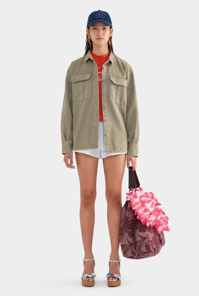 Pigment Dyed Canvas Jacket - Smokey Olive