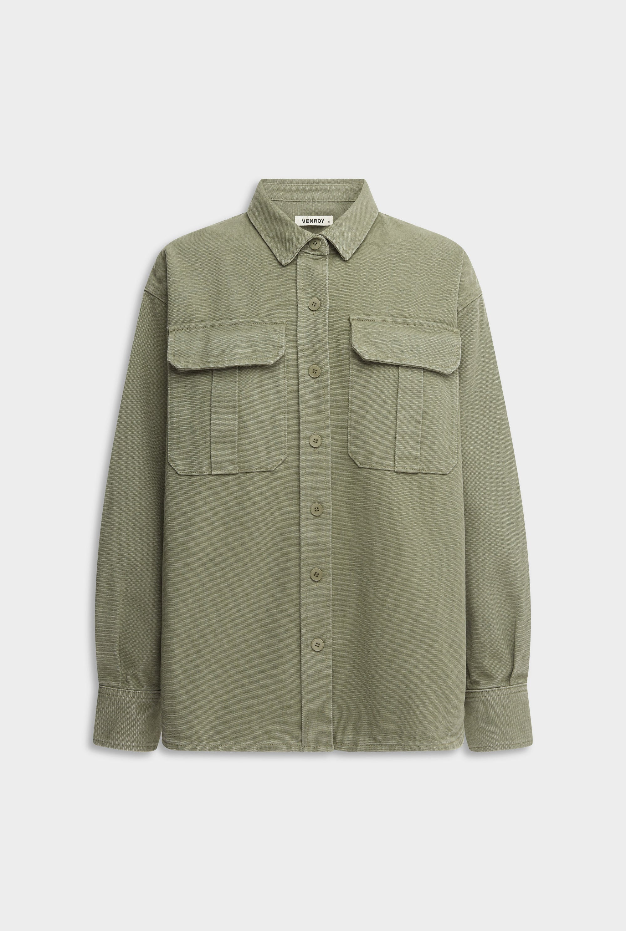 Pigment Dyed Canvas Jacket - Smokey Olive