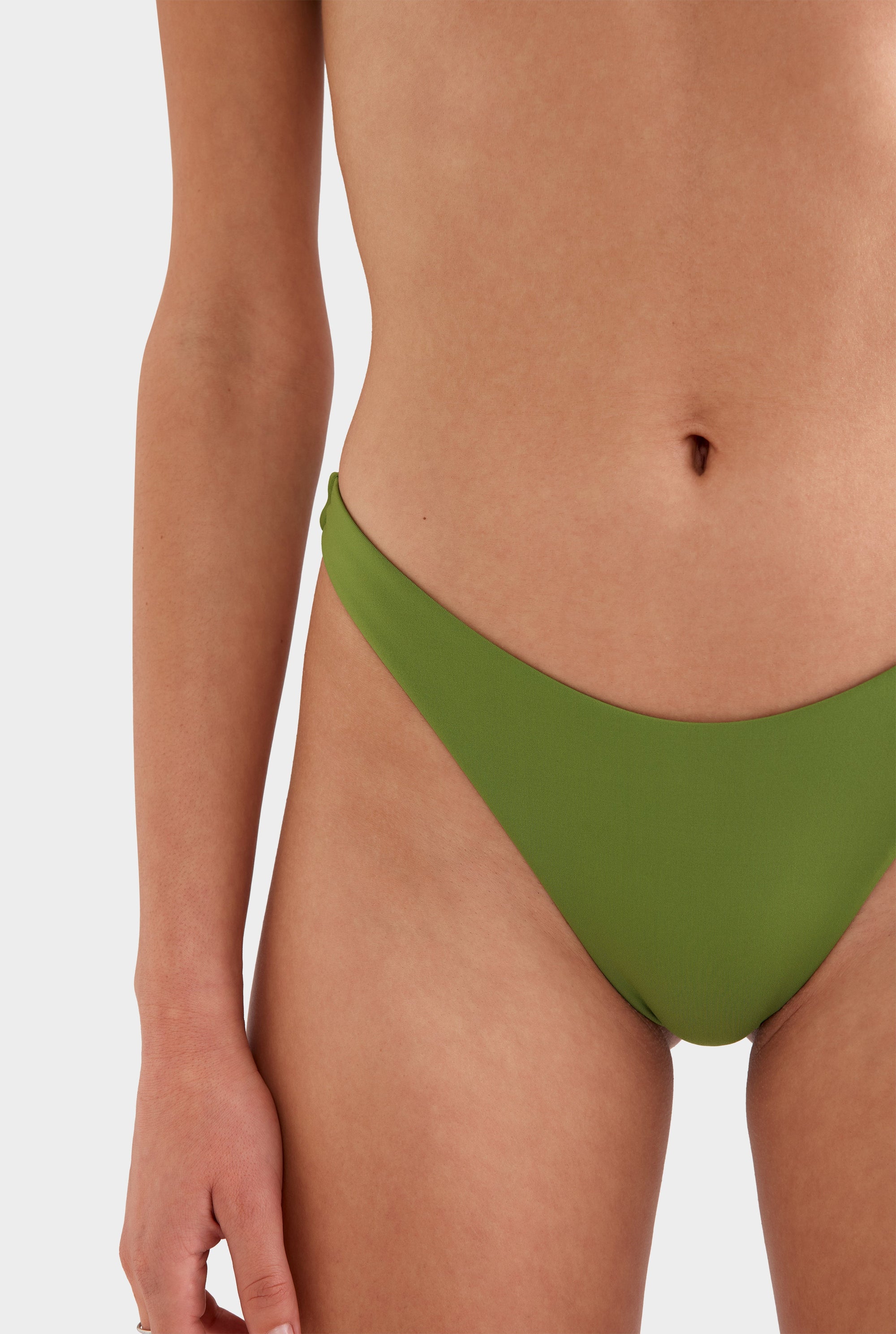 High Cut Bikini Brief -  Cactus