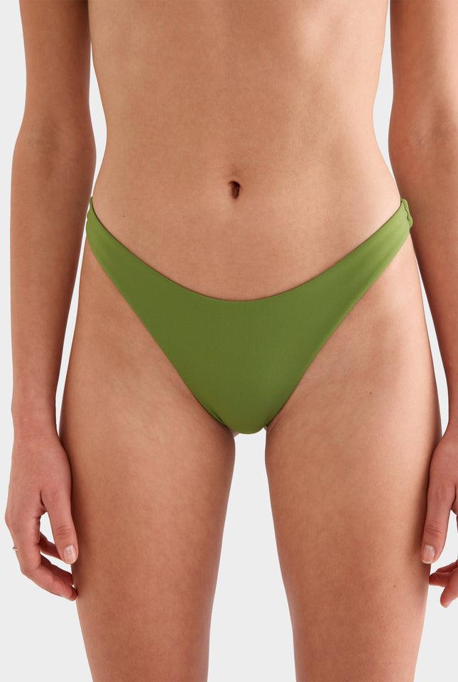 High Cut Bikini Brief -  Cactus