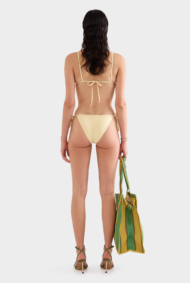 Triangle Bikini Top -  Banana