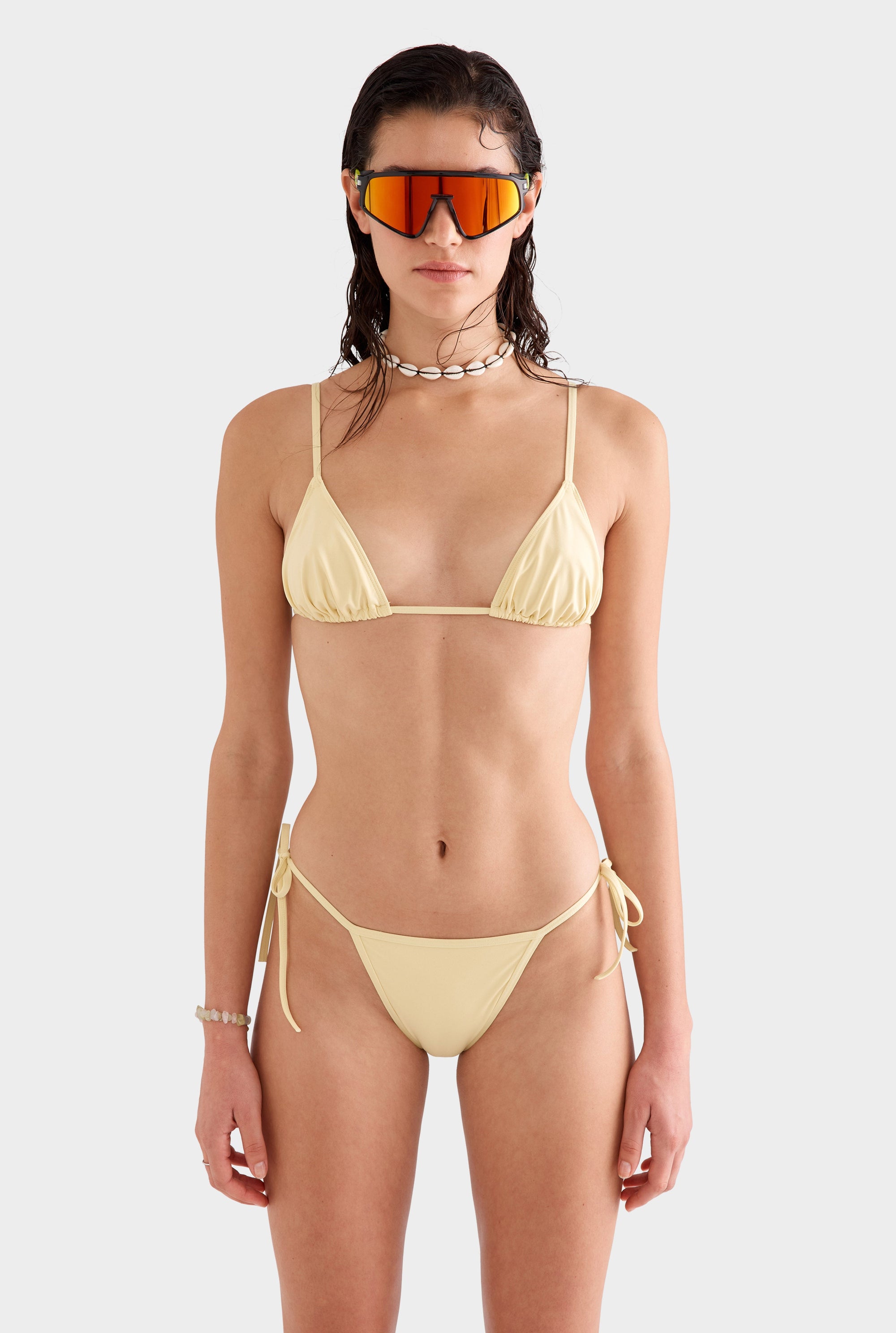 Triangle Bikini Top -  Banana