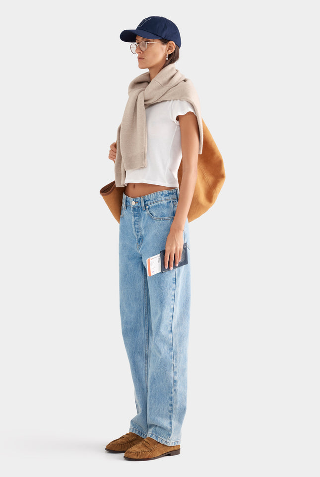 Straight Leg Jean - Light Blue