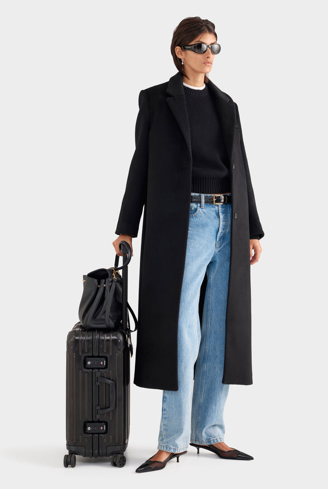 Wool Coat - Black