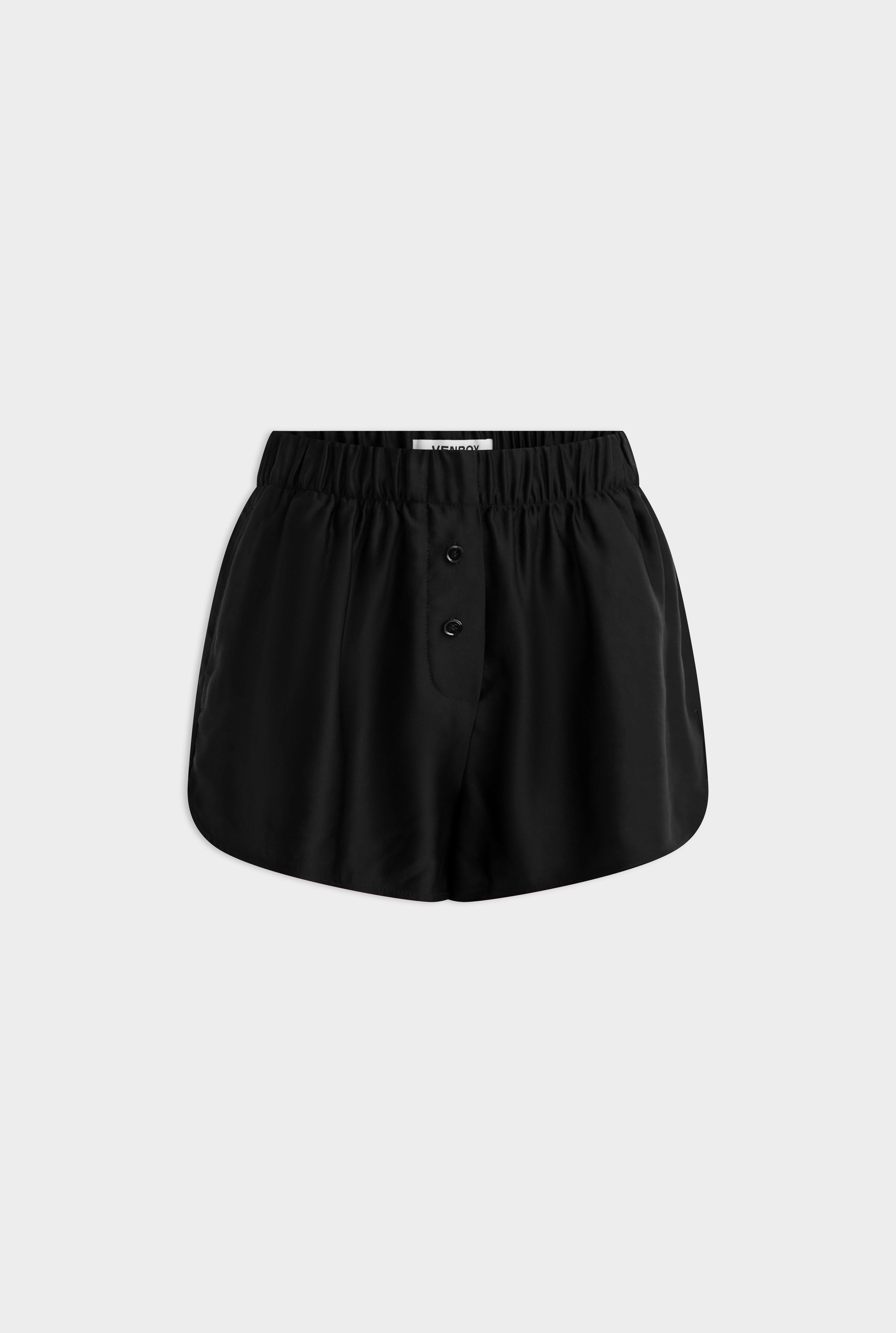 Drapey Boxer Short - Black