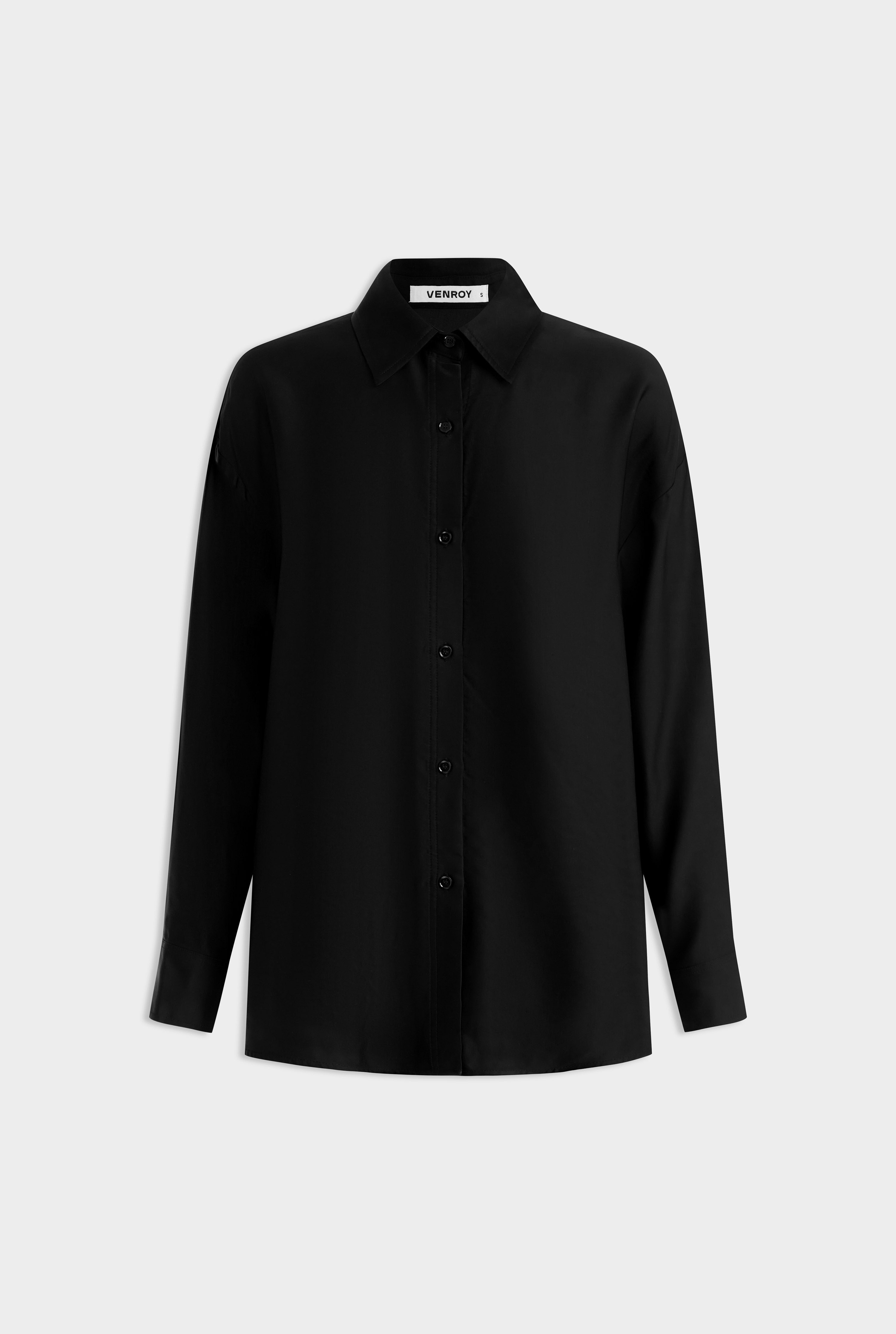 Drapey Relaxed Shirt - Black