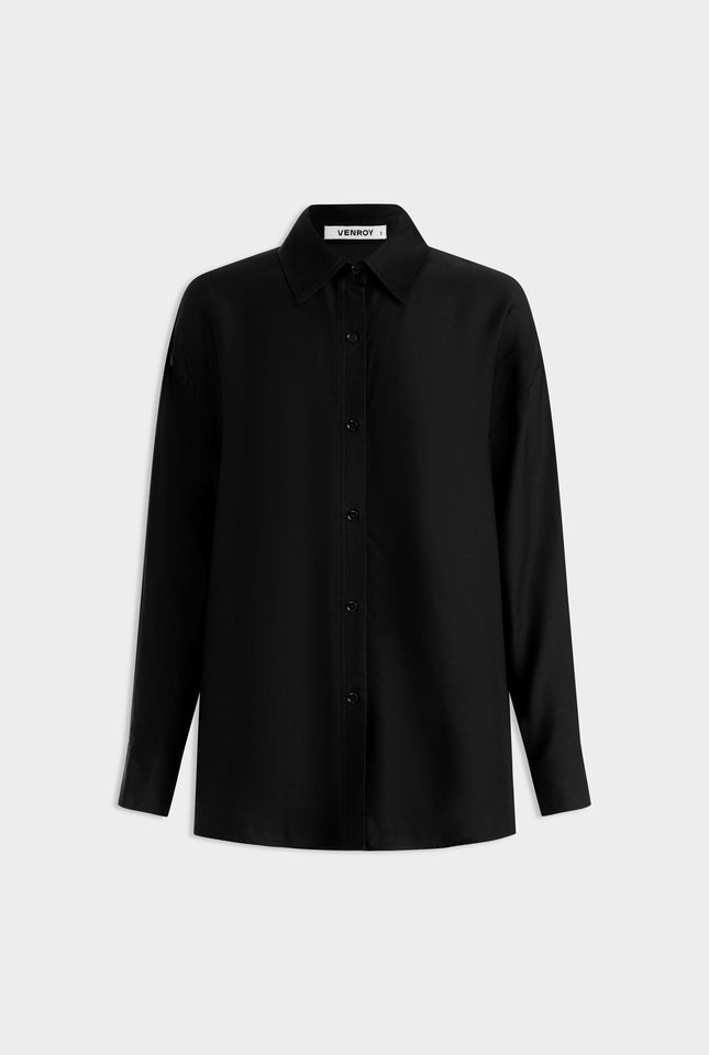 Drapey Relaxed Shirt - Black