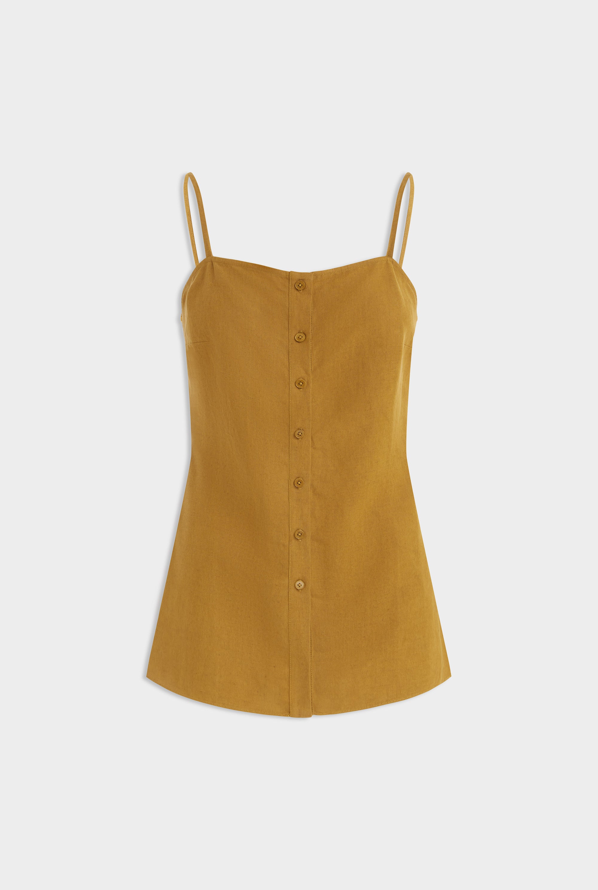 Silk Linen Cami - Bronze