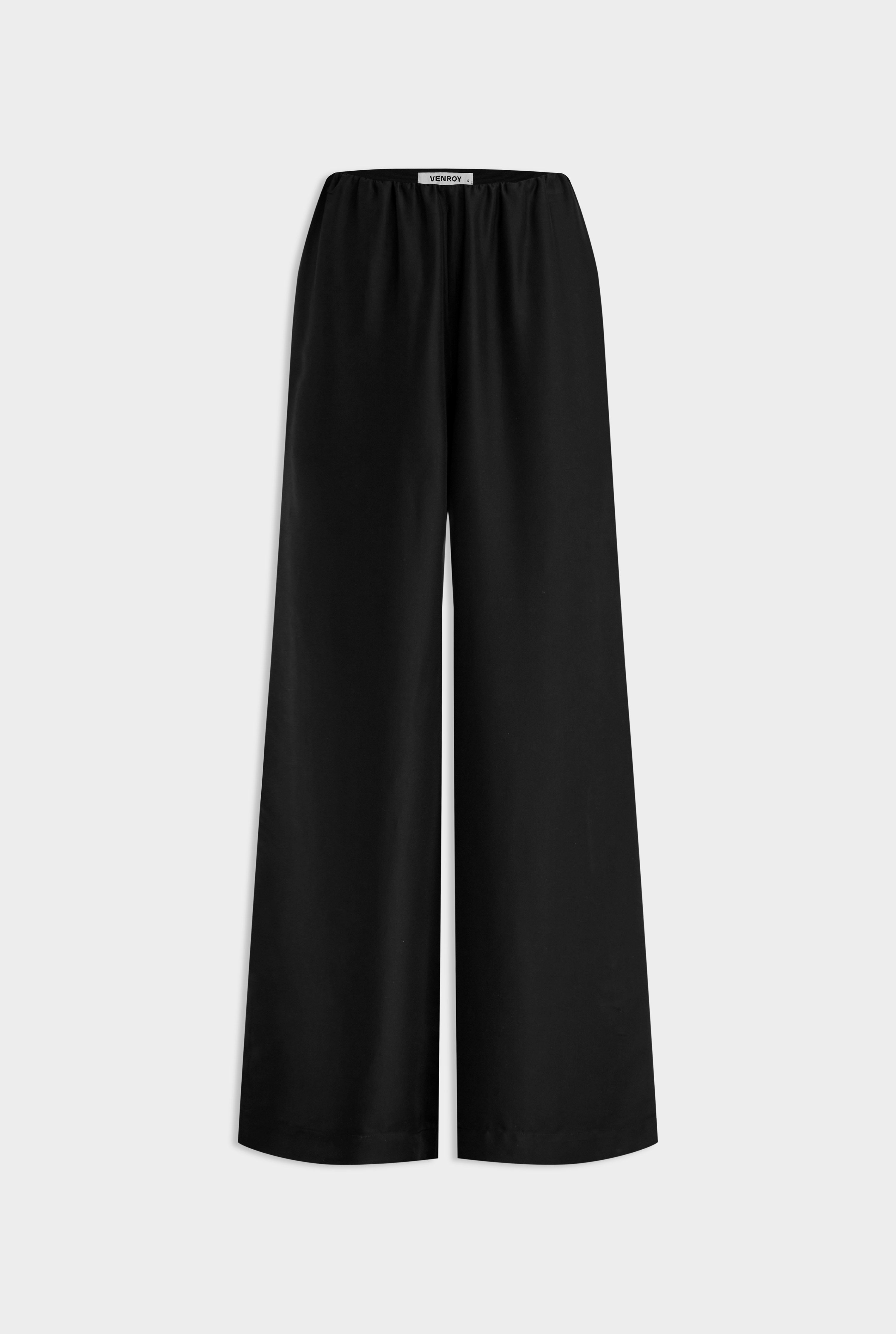 Silk Relaxed Pant - Black