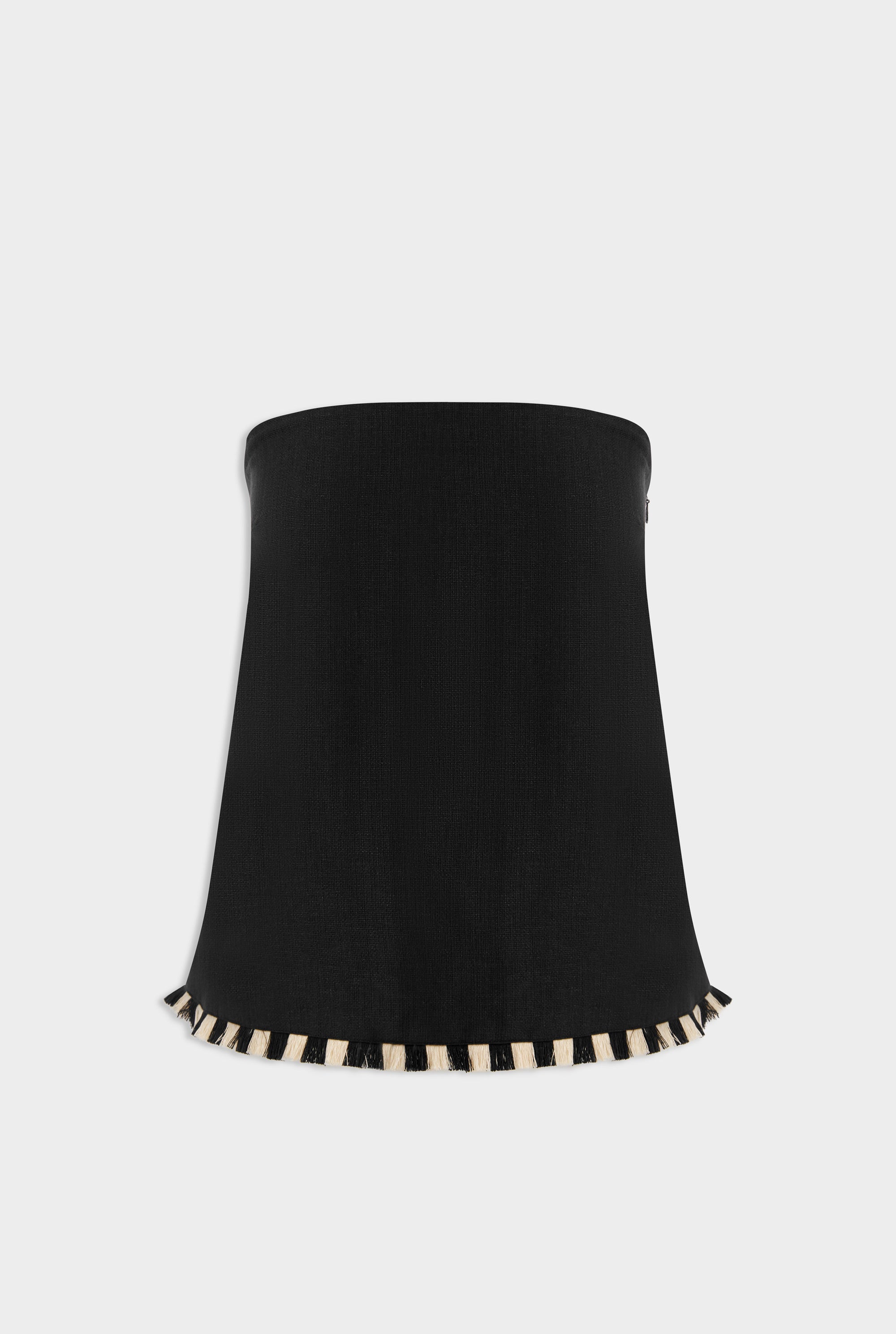 Strapless Column Top - Black