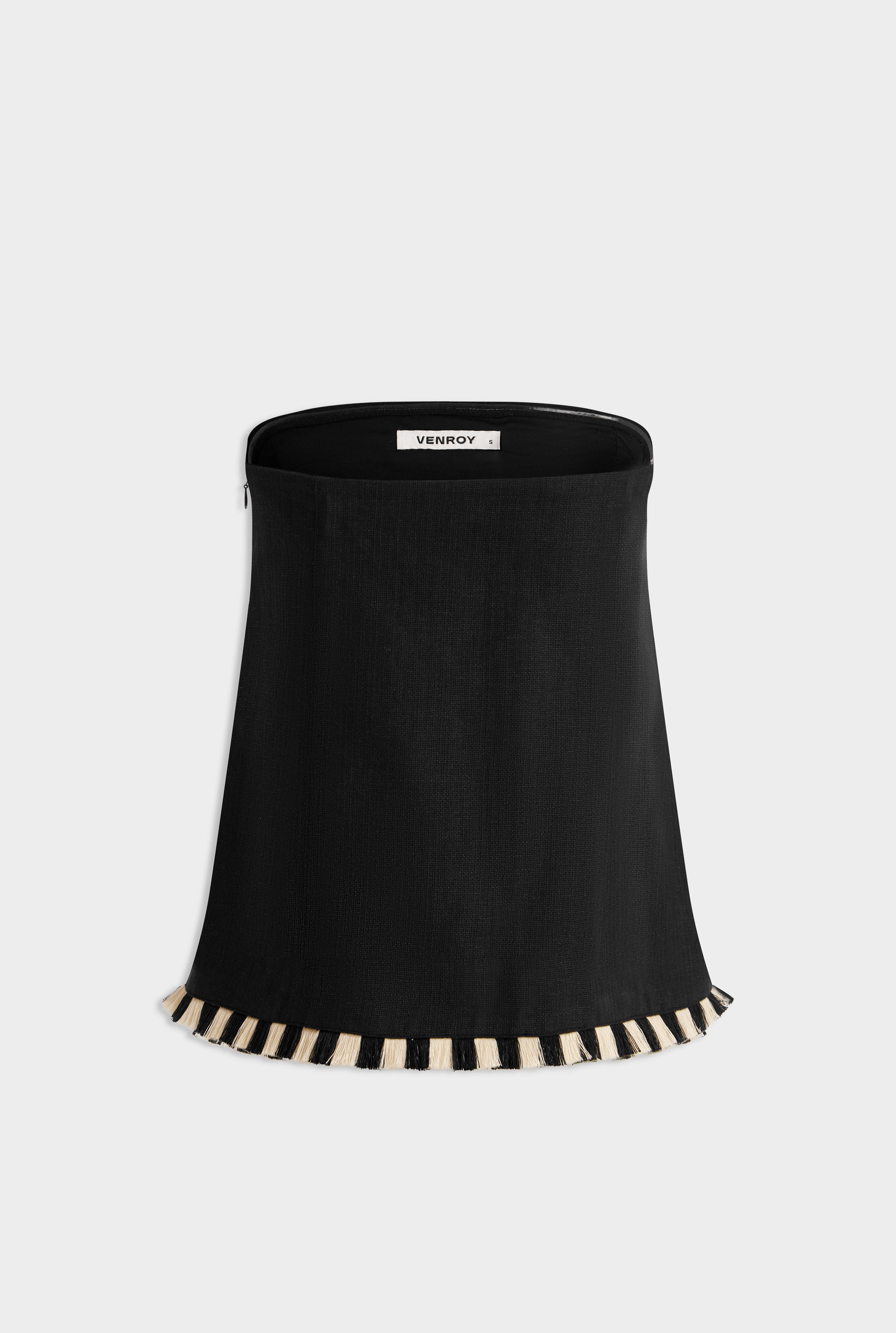 Strapless Column Top - Black