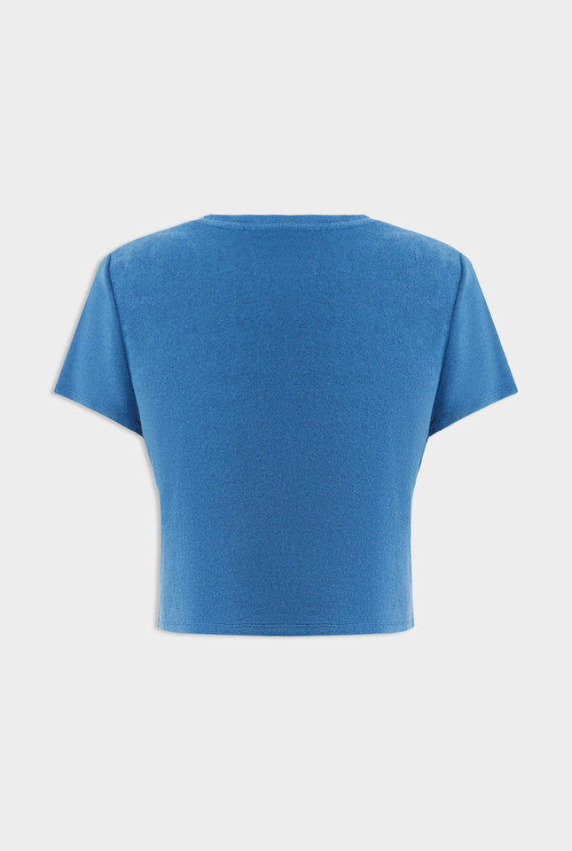 Terry Baby Tee - Athens Blue