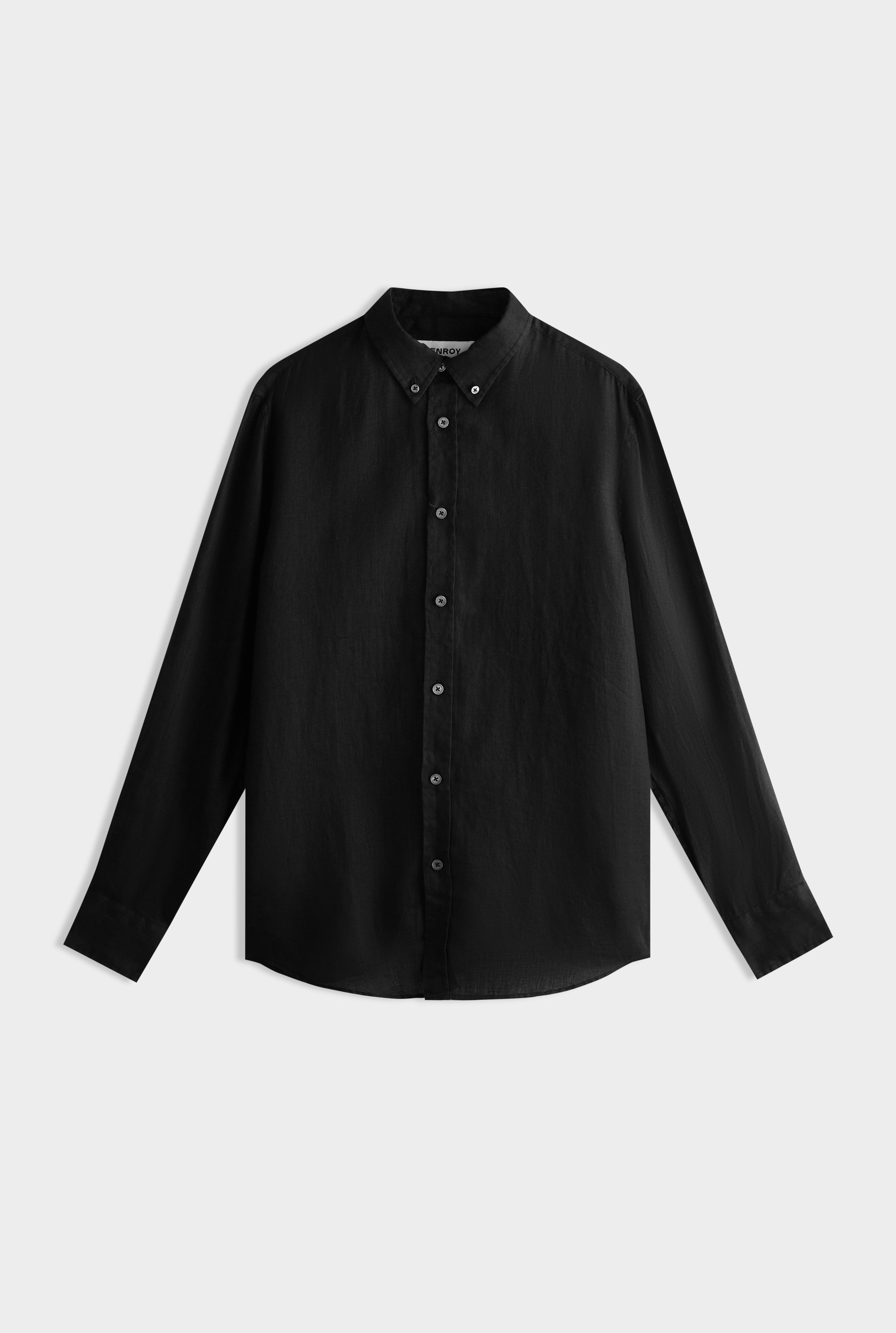 Linen Shirt - Black