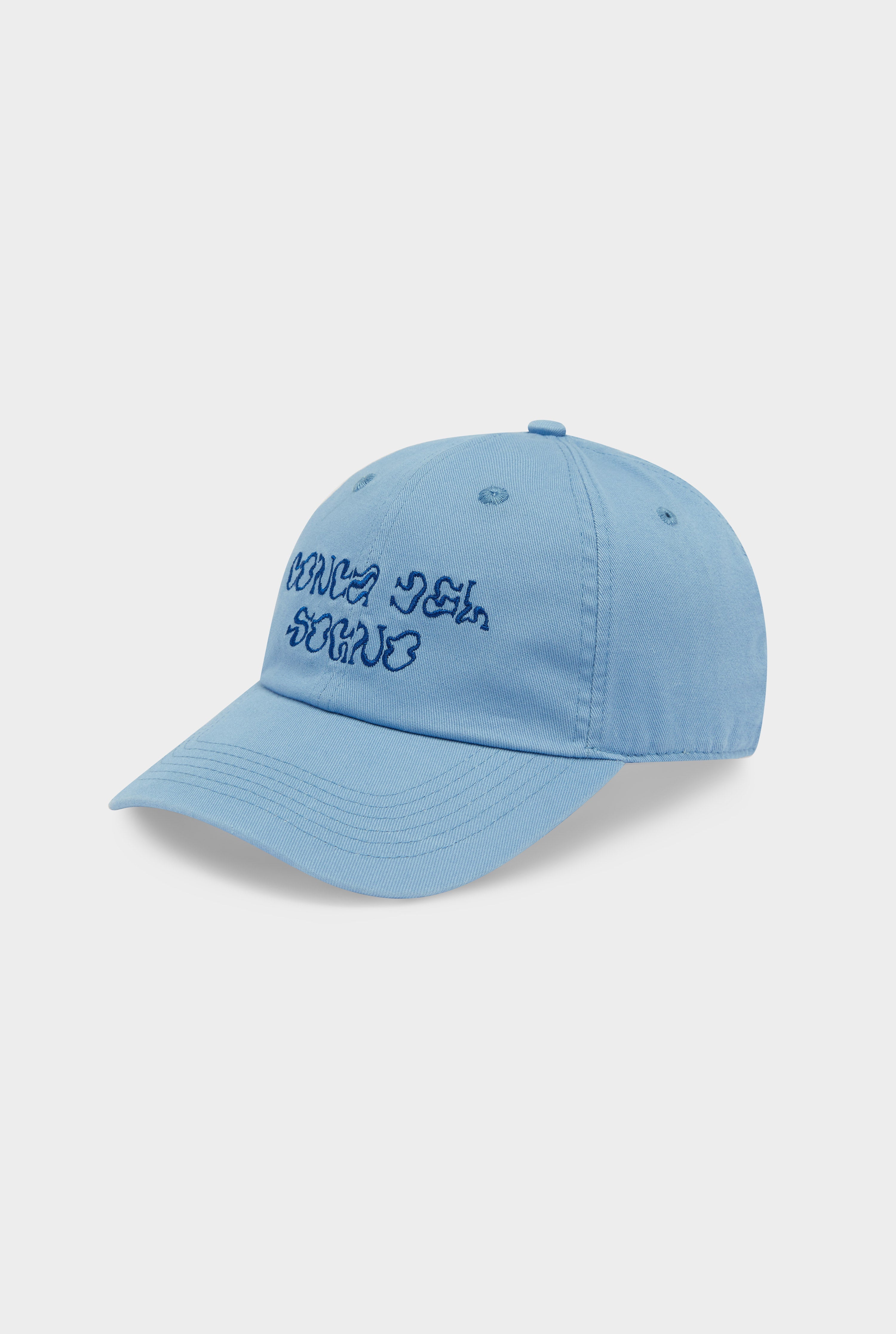 Conca Del Sogno Cotton Logo Cap - Washed Blue