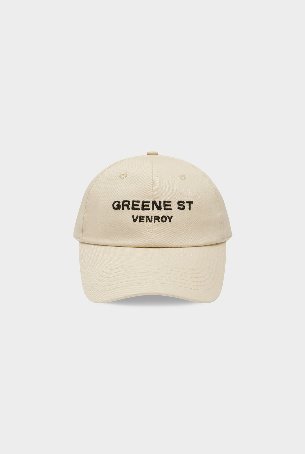 Greene St Cotton Logo Cap - Natural