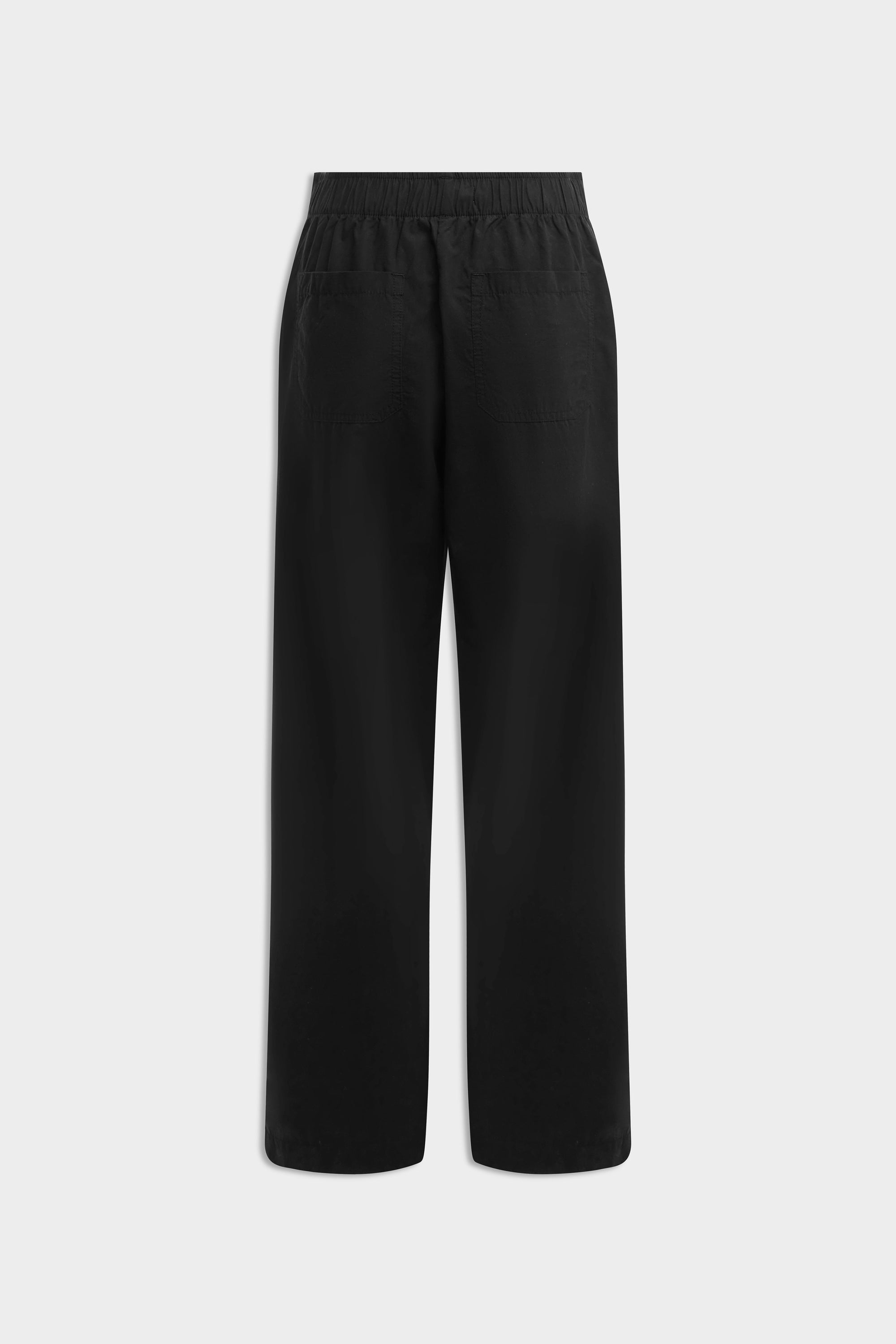 Cotton Poplin Pant - Black