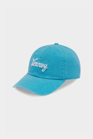 Venroy Bondi Logo Cotton Cap - Bright Blue Stonewash