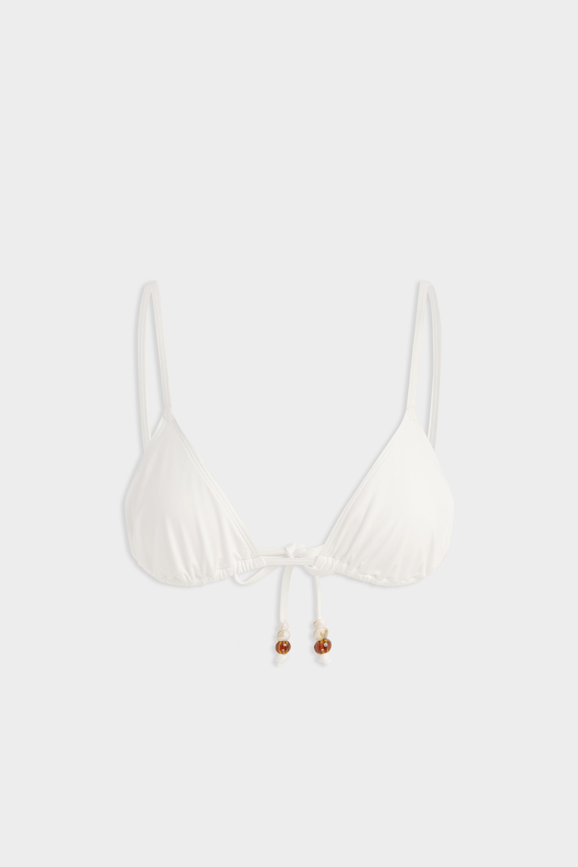 Triangle Bikini Top - Cream