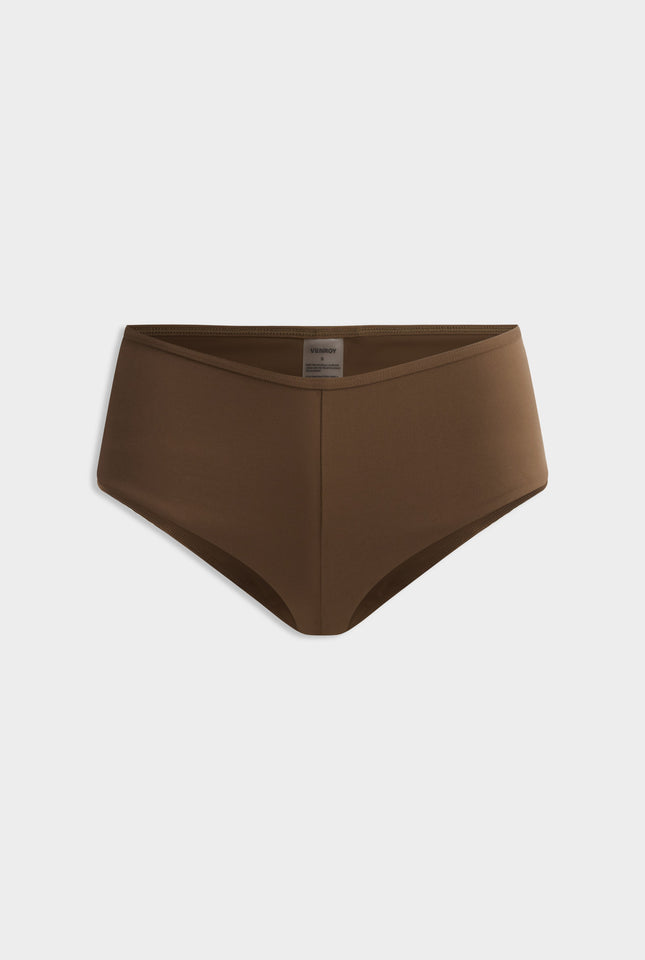 Boyleg Swim Bottom -  Cocoa