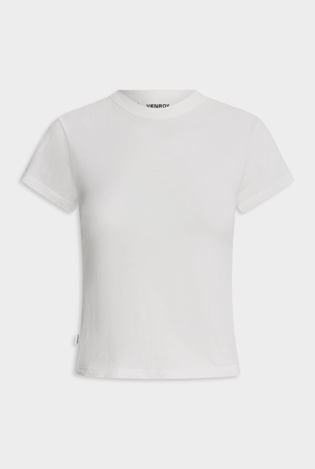 Lightweight Cotton Baby Tee - White